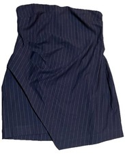 Blue Strapless Mini  Dress Wild Fable XL Striped