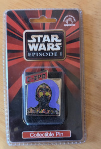 Vintage Phantom Menace Star Wars Episode 1 Collectible Pin C-3PO