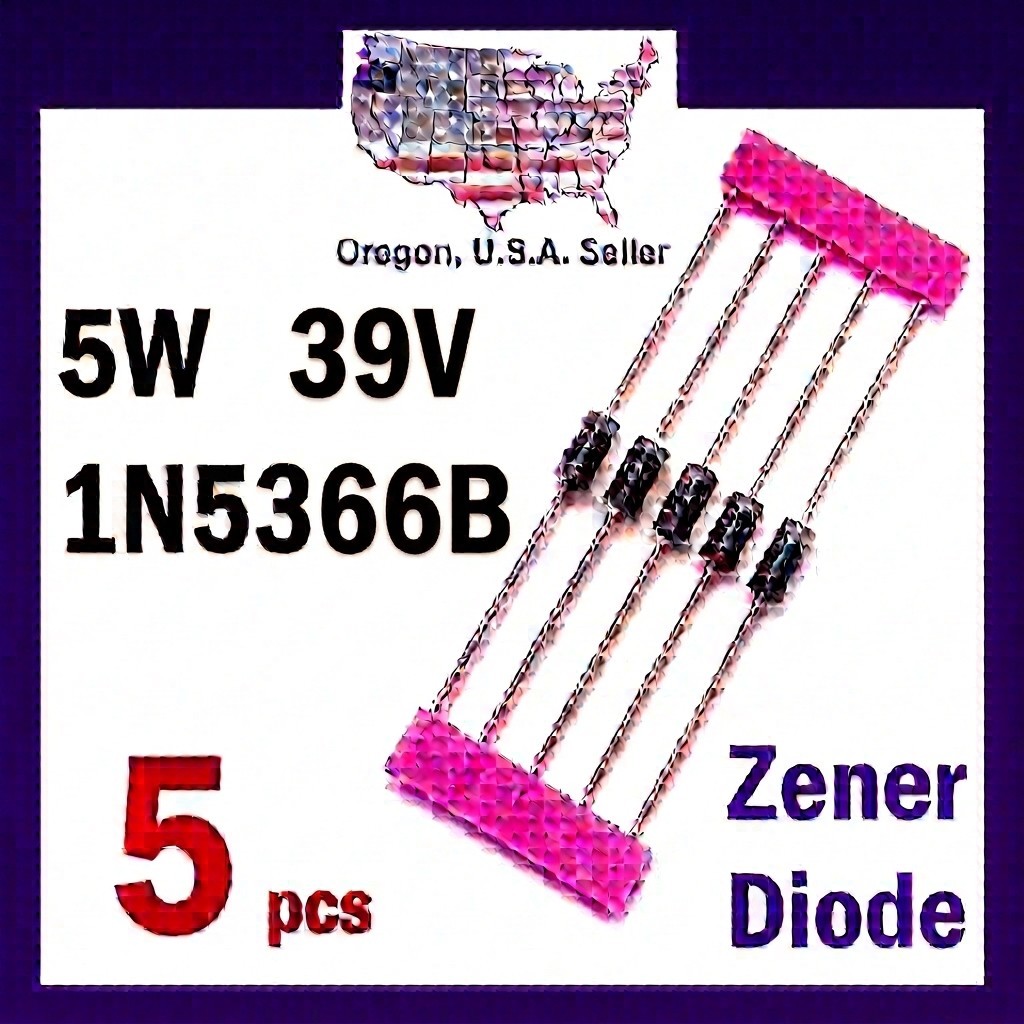 1N5366B Zener Diode 5W 39V (5 pcs)