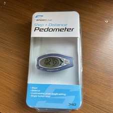 Podomètre Sportline Walking Advantage 340 (clip Ceinture), D'occasion, Gris
