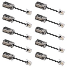 Telephone Cord Detangler 10 Pack , Anti-Tangle Telephone Handset Cable 360 De...