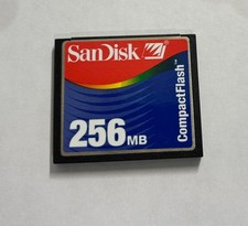 SanDisk 256MB Compact Flash CF Memory Card SDCFB