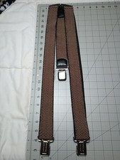 Decalen Y Suspenders Braces Bronze Black Colors Eagle Stamped Poland Clip-Ons