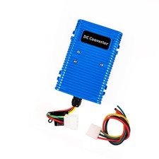 Golf Cart Voltage Reducer DC Converter 36V or 48V to 12V Blue