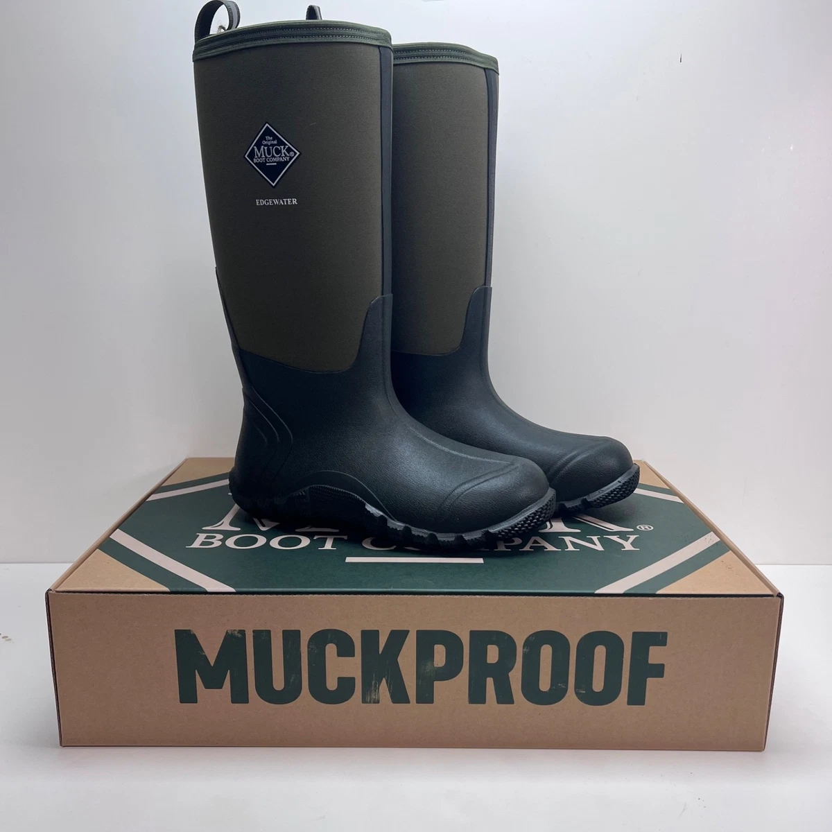 Muck Boot Co Black Hoser Mid Waterproof Rubber Boots Men’s 7/7.5 Women’s 8/8.5 Men main image 2