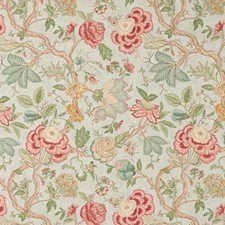 COLEFAX & FOWLER CURTAIN FABRIC 'MARIELLA - AQUA' 6 METRES 100% LINEN