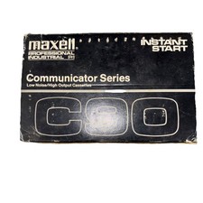 10 Pcs Maxell Professional Industrial Communicator Series C90 Cassettes