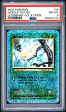 2002 Pokemon Legendary Collection 99 Weedle Reverse Foil PSA 8 Near Mint on eBay