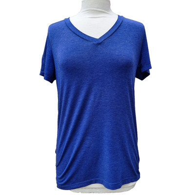 Gapfit blaues T-Shirt Damen Gr. Medium Kurzarm Training Oberteil Activewear