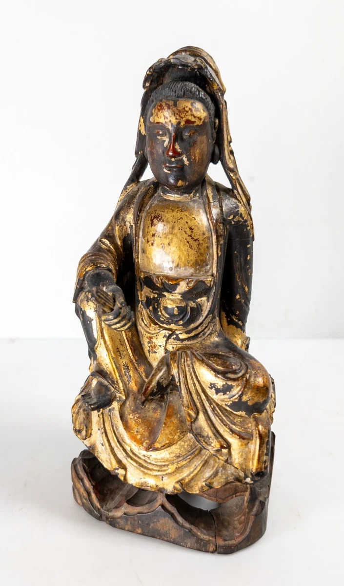 中国风木制明(1368-1644) 中国朝代雕像、雕像| eBay