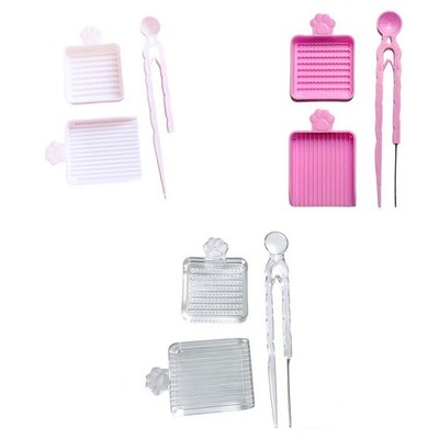 3-teiliges Set mit Werkzeugen für 2,6 mm Mini-Bügelperlen inklusive Pinzette