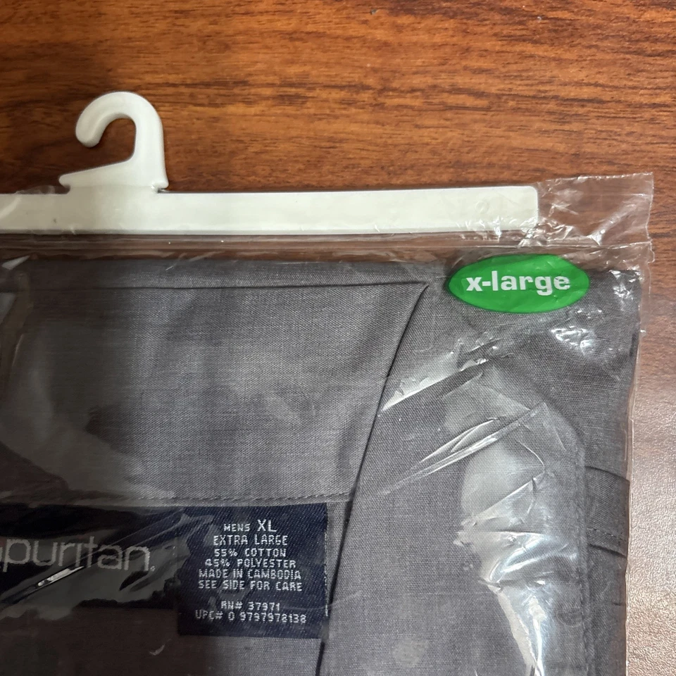 NOVO Pijama Masculino Puritano Extra Grande Cinza 100% Algodão 2 Peças Mangas Compridas - Imagem 3 de 4