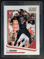 2018 Panini Score Lamar Jackson RC #352 - Baltimore Ravens Rookie Card. rookie card picture