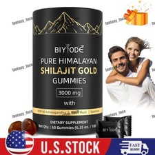 Shilajit GOLD Gummies, Organic, Extremely Potent 3000 mg, Fulvic Acid