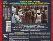 UTAH SYMPHONY ORCHESTRA THE STAR WARS TRILOGY [1 DISC] NEW CD