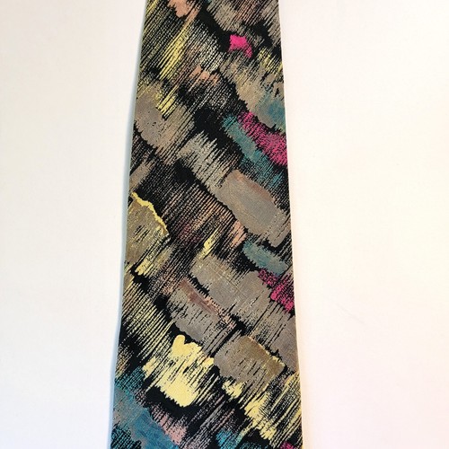 Carmel By The Sea Mens Tie Hand Sewn USA Pure Imported Silk XL - Picture 7 of 9