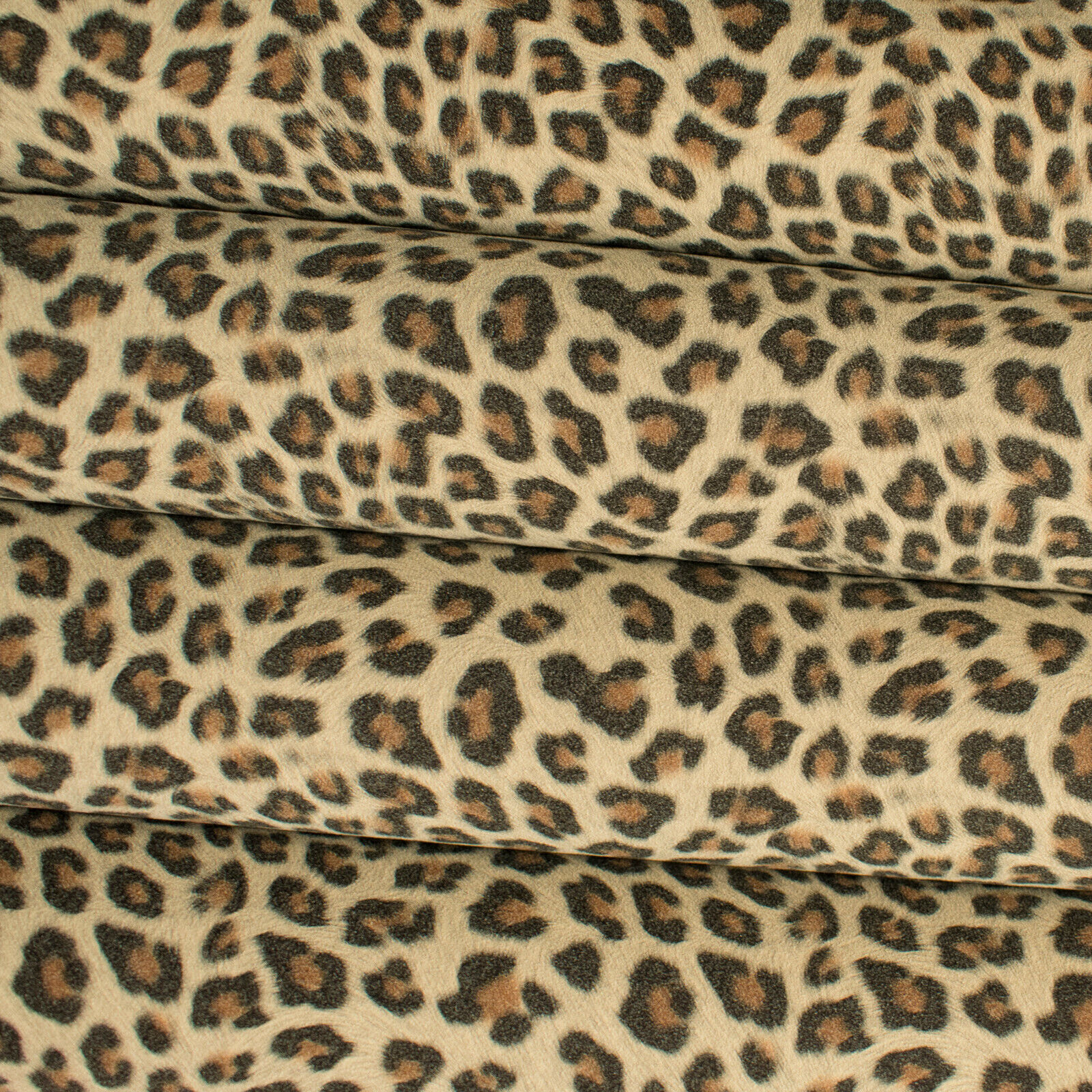 Leopard Faux Suede Leatherette Fabric for Crafts and Bows - A4 - Faux