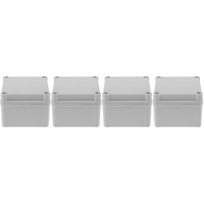 4pcs Junction Box Electrical Project Box Plastic Junction Box Out