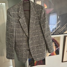 HUGO BOSS Vintage Tweed Wool Blazer
