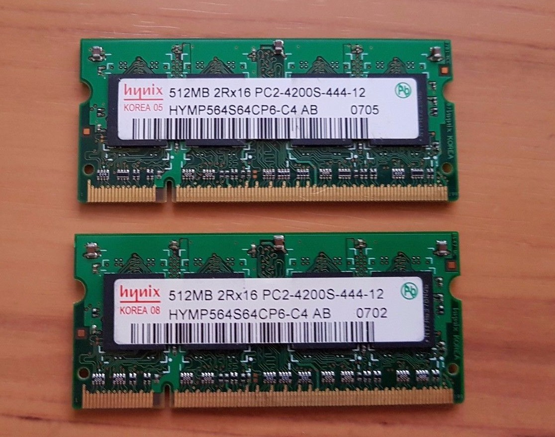 Hynix Pc2 4200s Laptop Memory 256 MB DDR2-RAM PC2-4200S Laptop