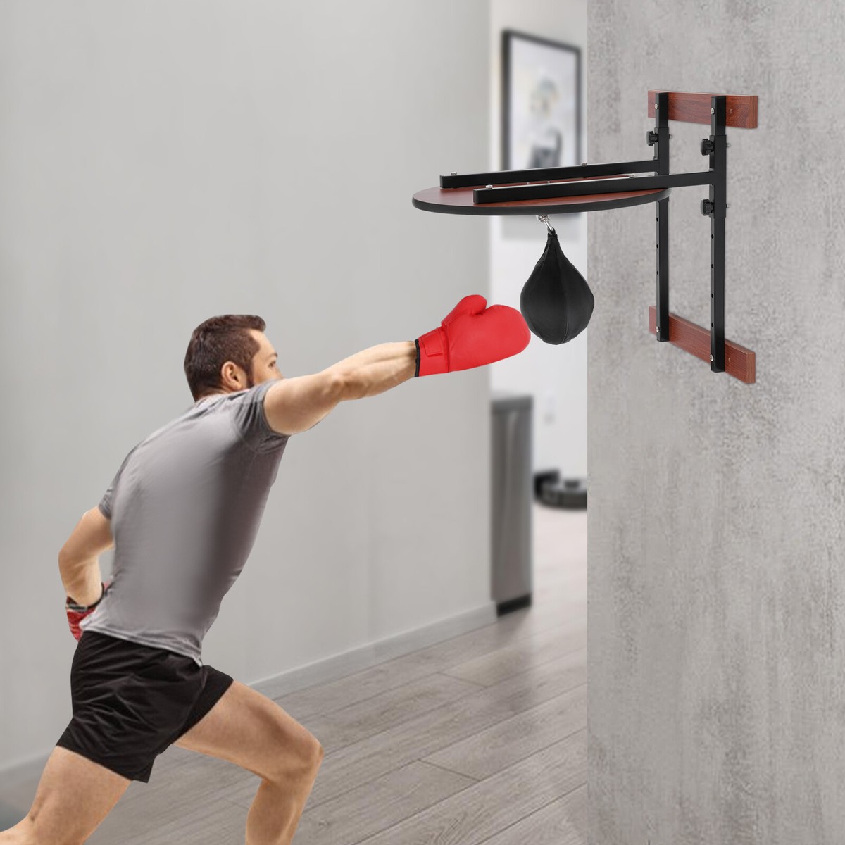Heavy Duty Boxing Training Equipment Speed Bag Platform Kit Wall