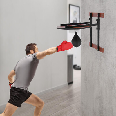 Wall-Mounted Adjustable Speed Bag Platform Kit Swivel Punching Fitness Training