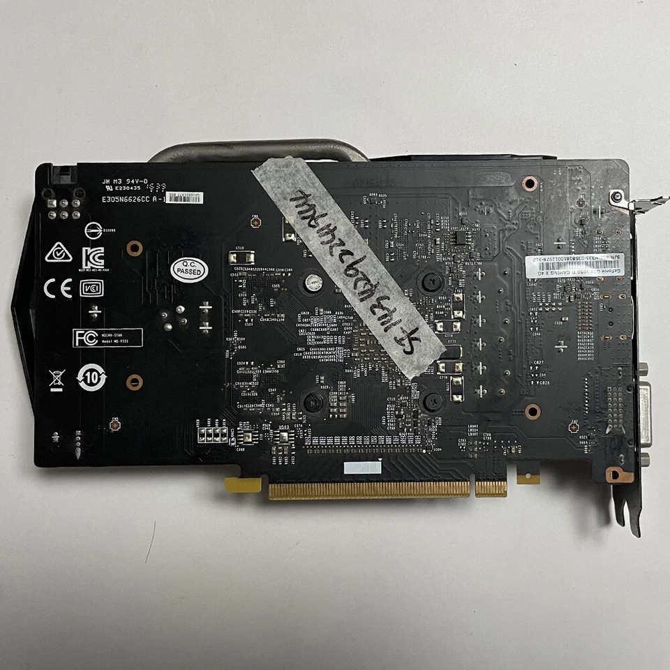 For MSI GTX1050TI GAMING X 4G, GTX1050Ti 4G GDDR5 128Bit Video Graphic card - Image 2 of 4