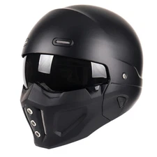 Open Face Full face Helmet Motorcycle Modular for Street Bike Cruiser Scooter