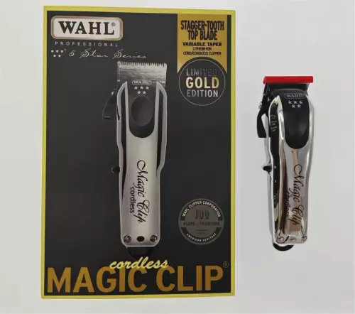 Silver Wahl 8148-100 Professional 5-Star Limited Edition Cordless Magic C New - Picture 6 of 7