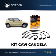 RC-FT604 NGK Kit cavi candela Fiat Cinquecento Seicento 0.9 cc