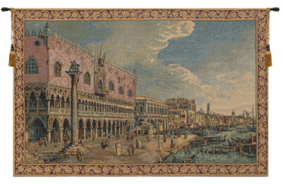 Riva Degli Schiavoni Italian Tapestry Wall Art Hanging Decor (New) 13x19 inch