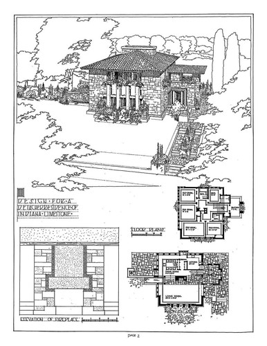 Frank Lloyd Wright Competition Drawings - Architectural Plan Book - Picture 2 of 5