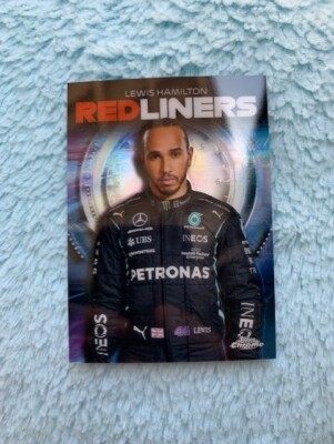 Lewis Hamilton 2021 Topps Chrome Formula 1 F1 RedlinersRL-1 Red Liners SP