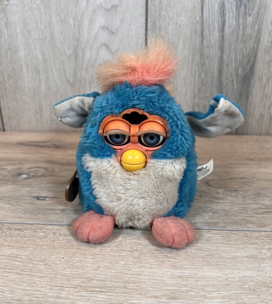 Vintage Furby 1999 Tiger Electronics 70-940 Toy Blue Pink 90s EAR