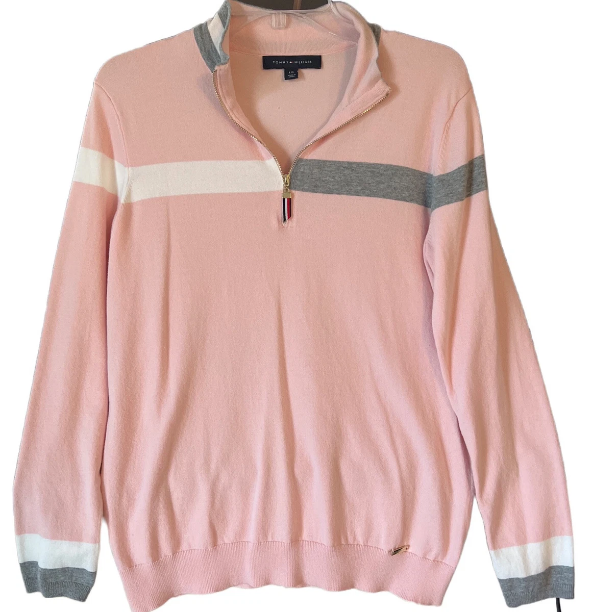 Tommy hilfiger on sale sweatshirt pink