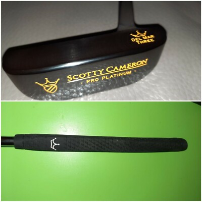 Rare Titleist Scotty Cameron Triple X Black Tour Del Mar 3 RH 34.5