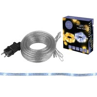 Weihnachtsbeleuchtung Beleuchtung Lichterkette Kaltwei� Glitzer Silber 10M