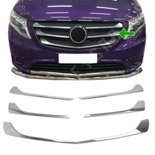 Verchromte Grillleisten F&uuml;r MERCEDES VITO | W447 | 2014-2019 Aus Edelstahl