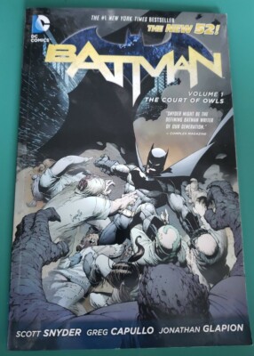 DC Comics Batman THE NEW 52 Graphic Novel Volumes #1-#4 by Snyder
