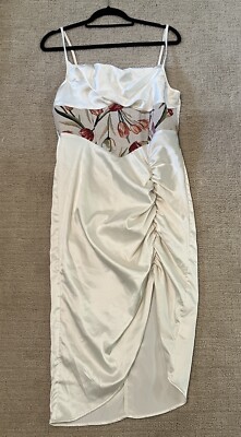 shein satin white dress SHEIN BAE Women's Elegant White Halter Satin Mini Dress,Black And White Lace Trim,Seductive Date Night,Wedding Guest,Valentine,Vacation,Spring,Summer Dress