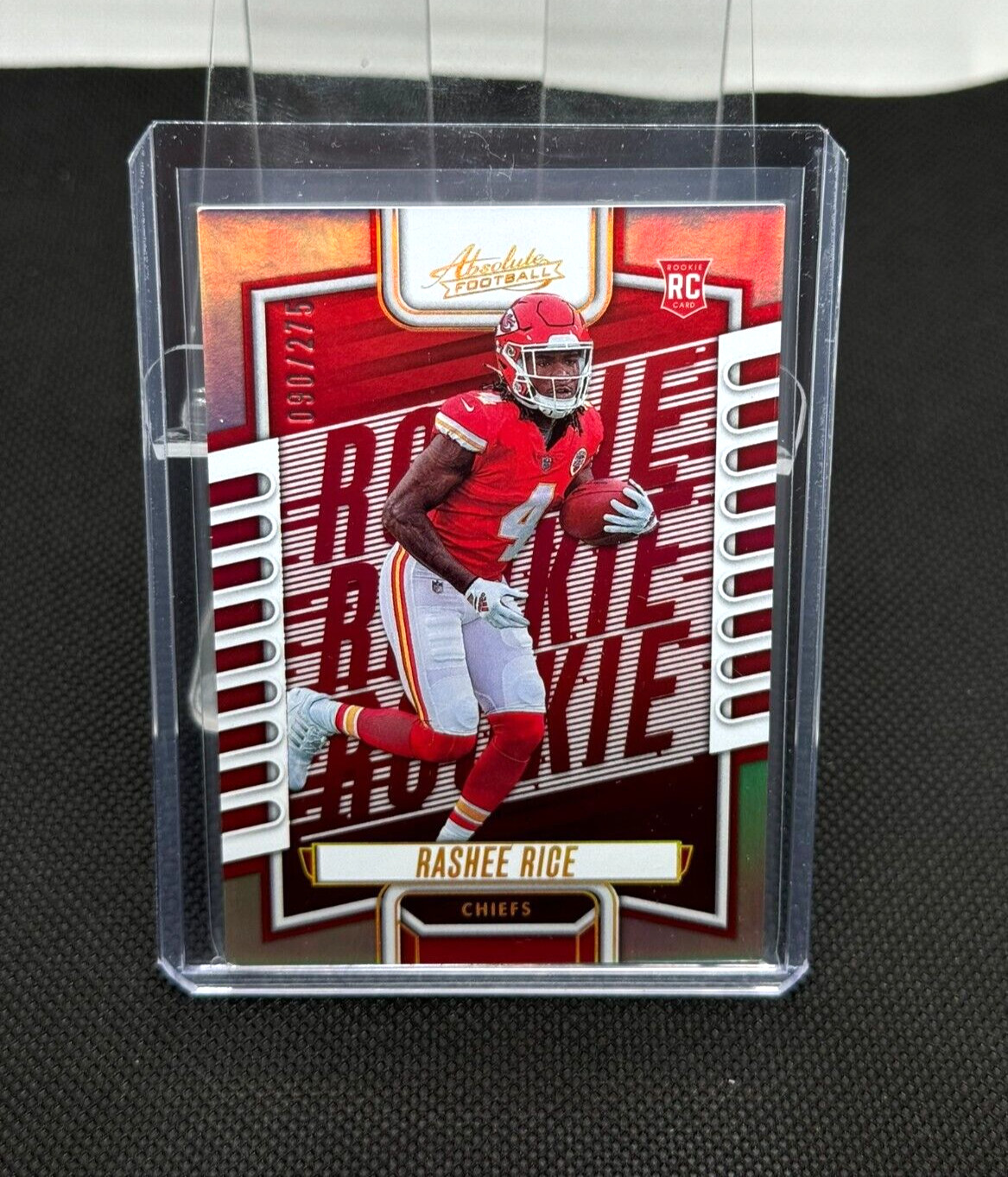 2023 Panini Absolute Rookies Spectrum Silver /275 Rashee Rice #120 RC Chiefs