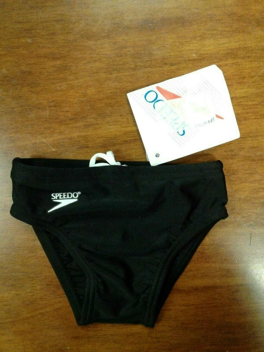 Speedo Boy s Swimsuit NWT Black Size 22 eBay