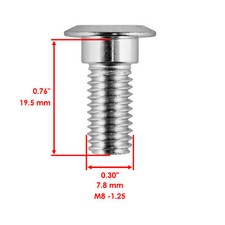 Juego De 4 Pernos De Rueda Para Yamaha ATV - Compatible Con YFZ450, Raptor, Banshee, Warrior, Hechos En EE.UU.