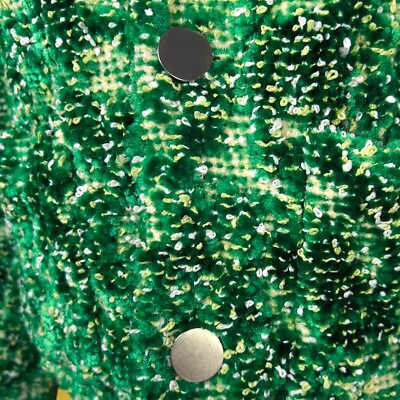 Bottega Veneta Abstract Chenille-Bouclé Green Jacket - Size Bottega Veneta Abstract Chenille-Bouclé Green Jacket - Size