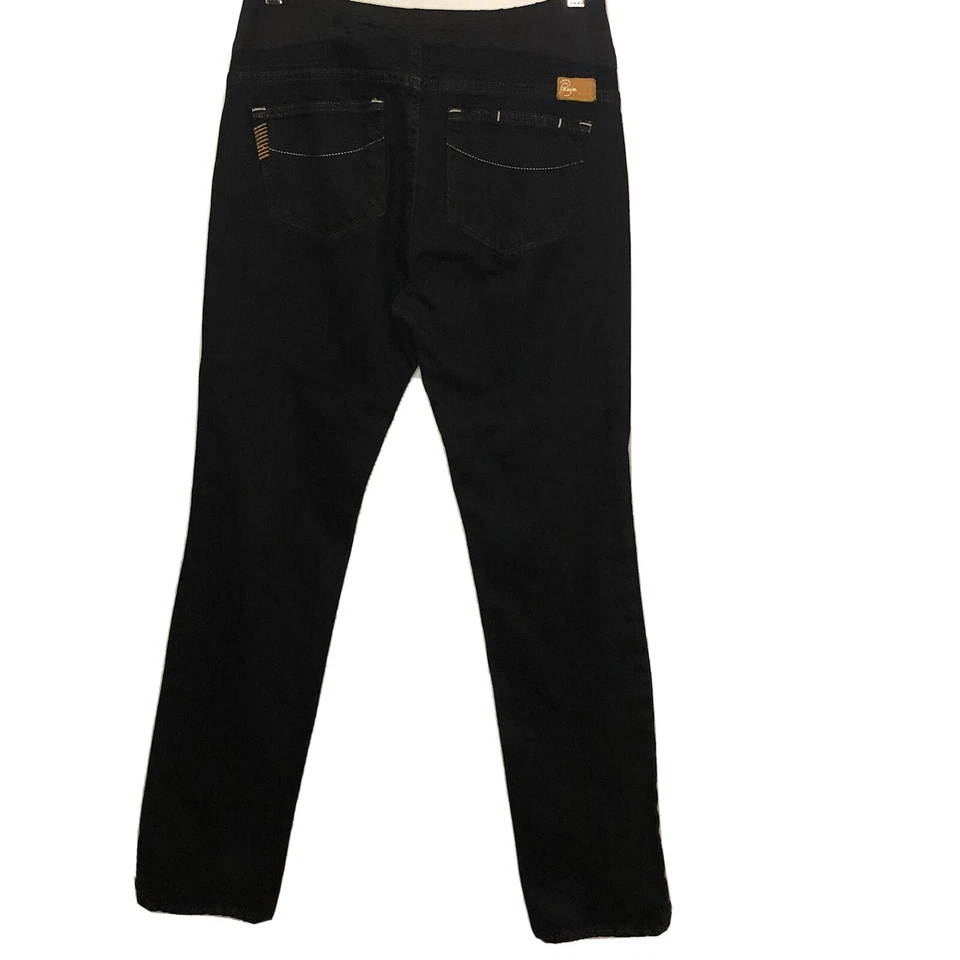 PAIGE Denim Women's Maternity Black Jeans Blue Heights Skinny 30 X 34 - Image 4 of 4