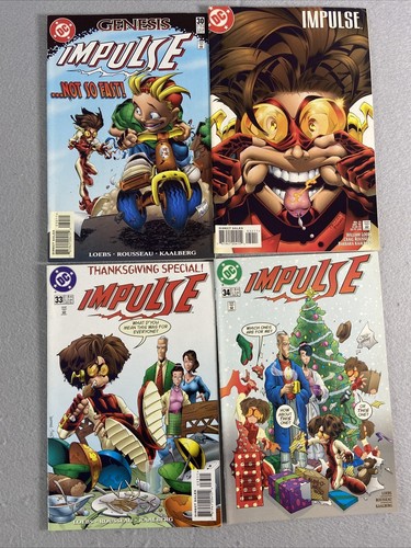 Impulse DC Comics Lot Of 33 Spans 2-82 2 4-6 9-11 14 17-22 25 29 30 32-43 57 65+ - Picture 6 of 10