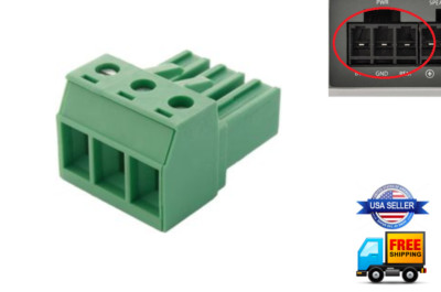 3-Pin Amplifier Speaker Plug ROCKFORD FOSGATE PBR300X1 PBR300X2 PBR400X4D ST600