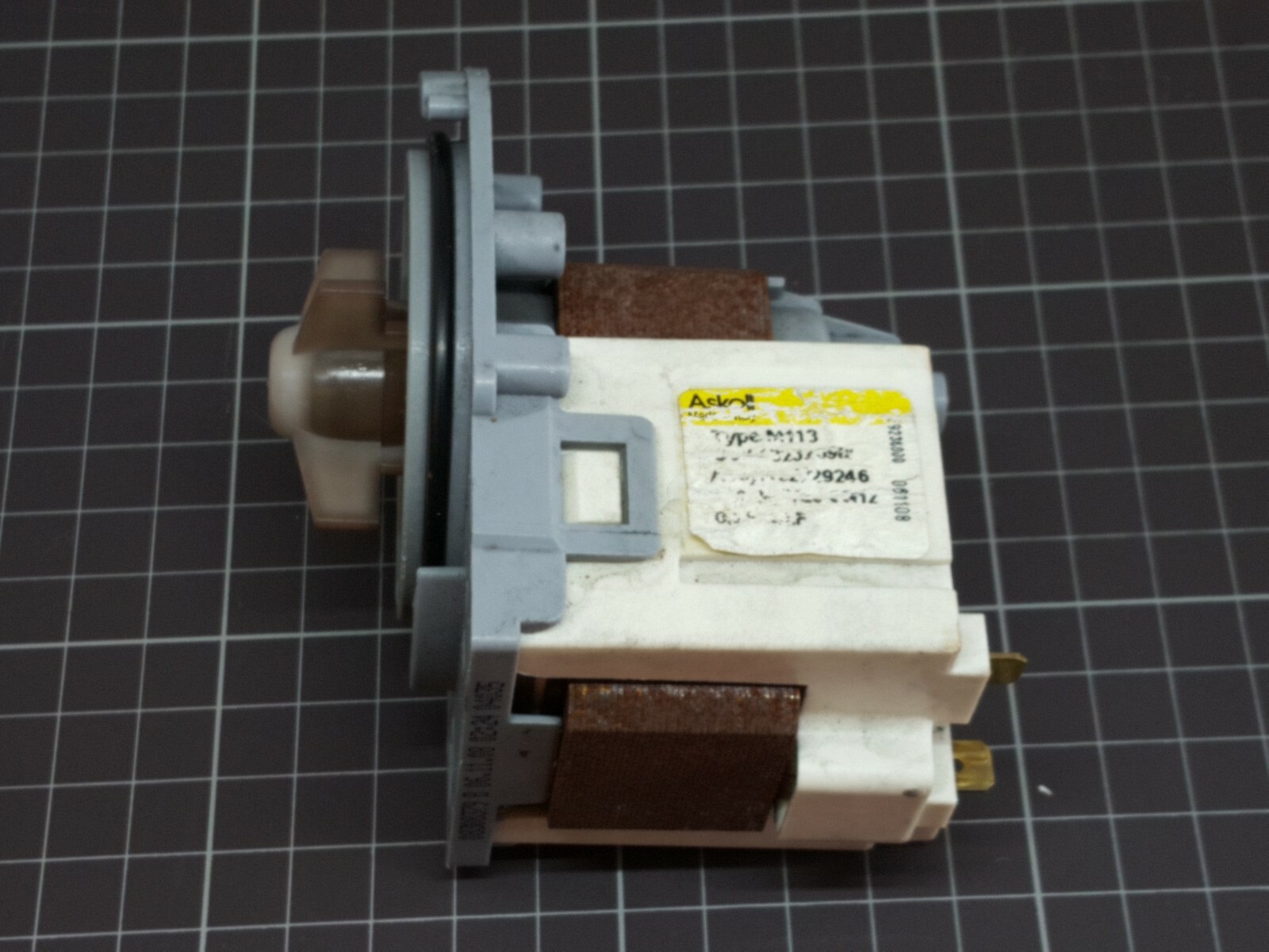 Genuine Electrolux Time Manager Washing Machine Water Drain Pump