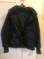 Armani Exchange Black Puffer Coat