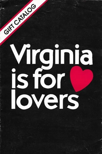 1993 VIRGINIA IS FOR LOVERS Gift Catalog Stuffed Bear T-Shirt Baseball Cap Mug